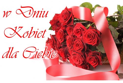 Bukiet róż w dniu kobiet dla Ciebie